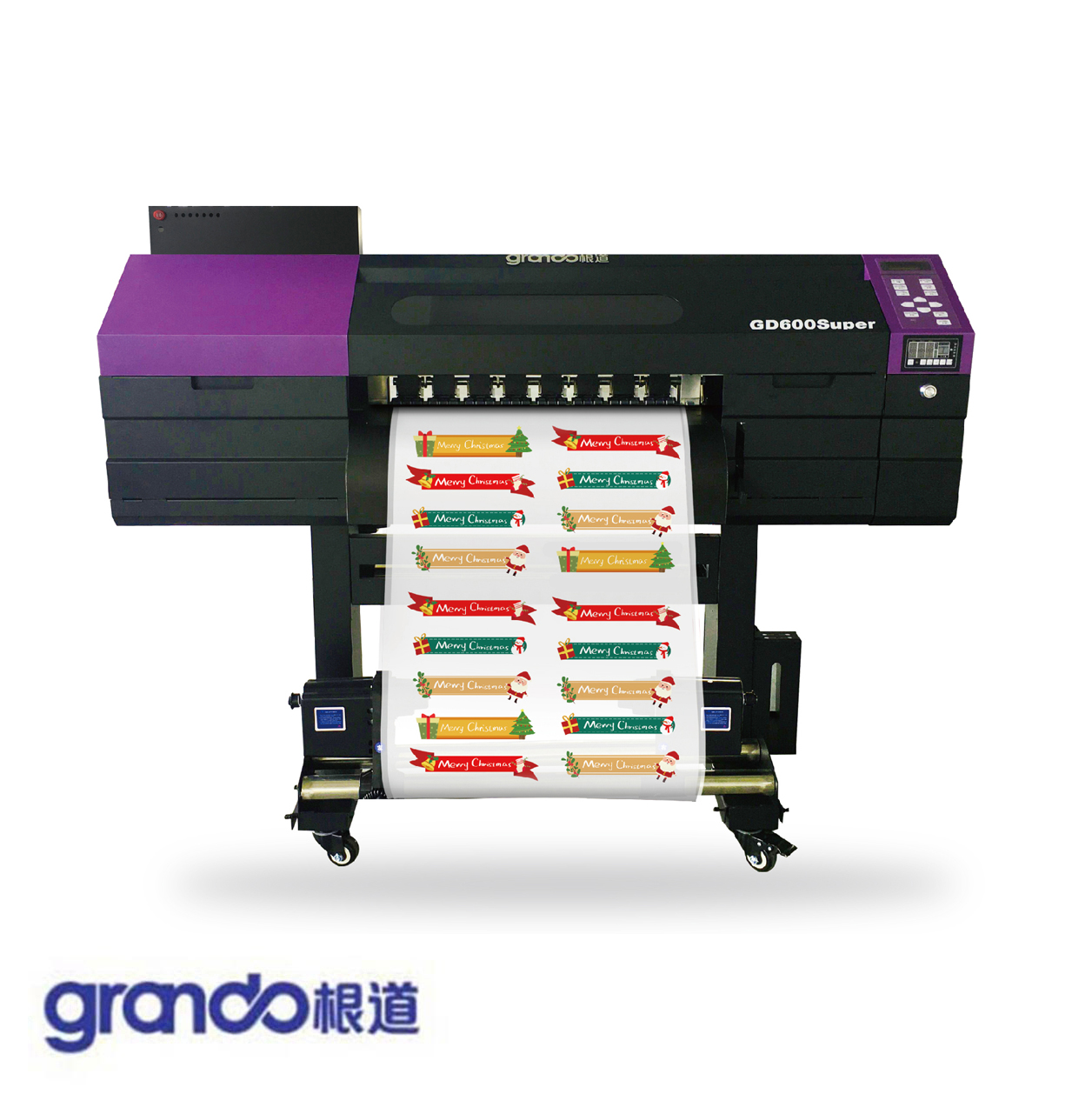 UV DTF Printer with Gilding label printing